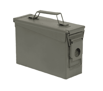Miltec US OD M19A1 CAL. 30 AMMO BOX STEEL WITHOUT PRINT